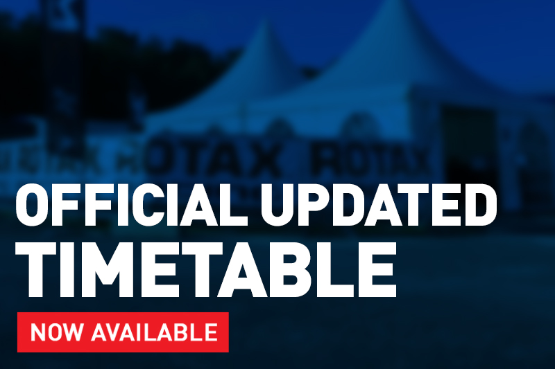 OFFICIAL UPDATED TIMETABLE