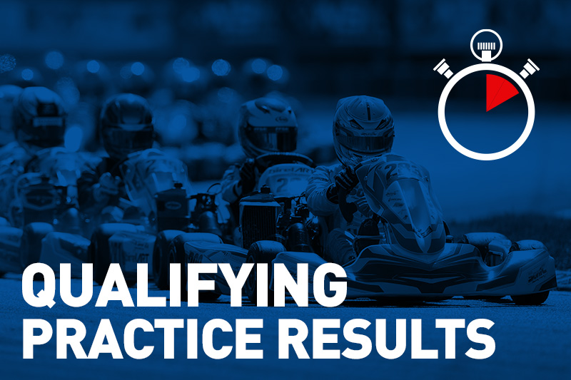 QUALIFYING PRACTICE RESULTS