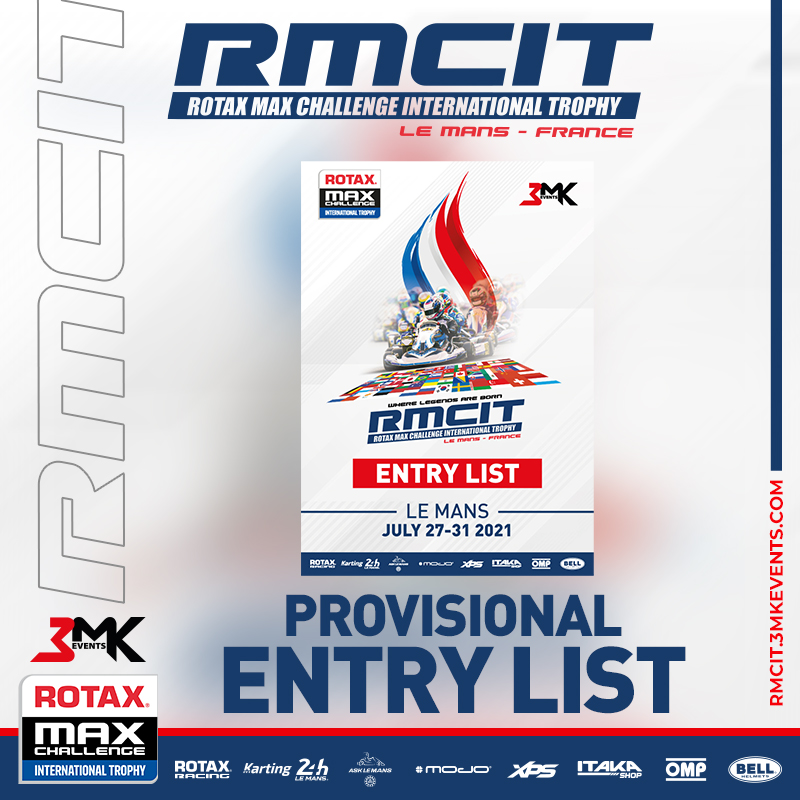 RMCIT - PROVISIONAL ENTRY LIST