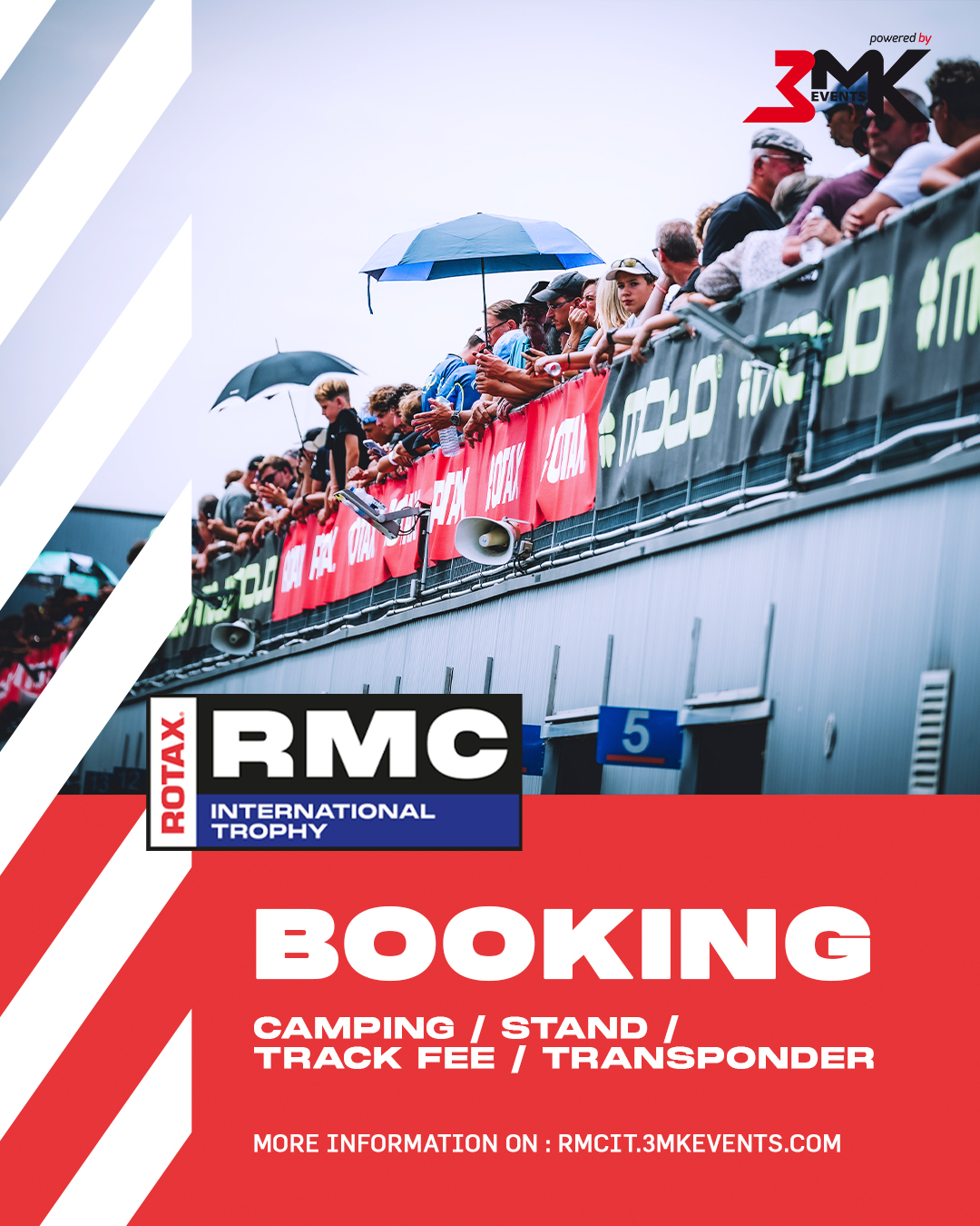 RMCIT 2026 : Camping, stand, transponder & track fees booking